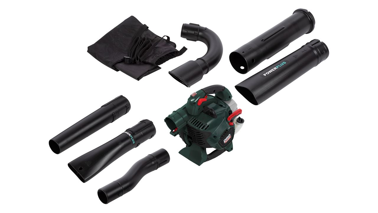 Powerplus - POWEBLBS2 - Leaf blower - 18V - incl. 2 batteries 18V 1.5Ah and  charger - Varo