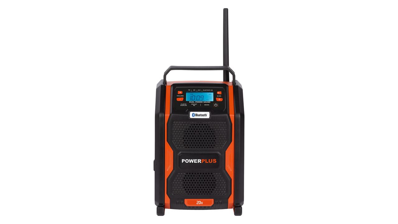 Powerplus - Dual power - POWDP8060 - Portable jobsite radio - 20V