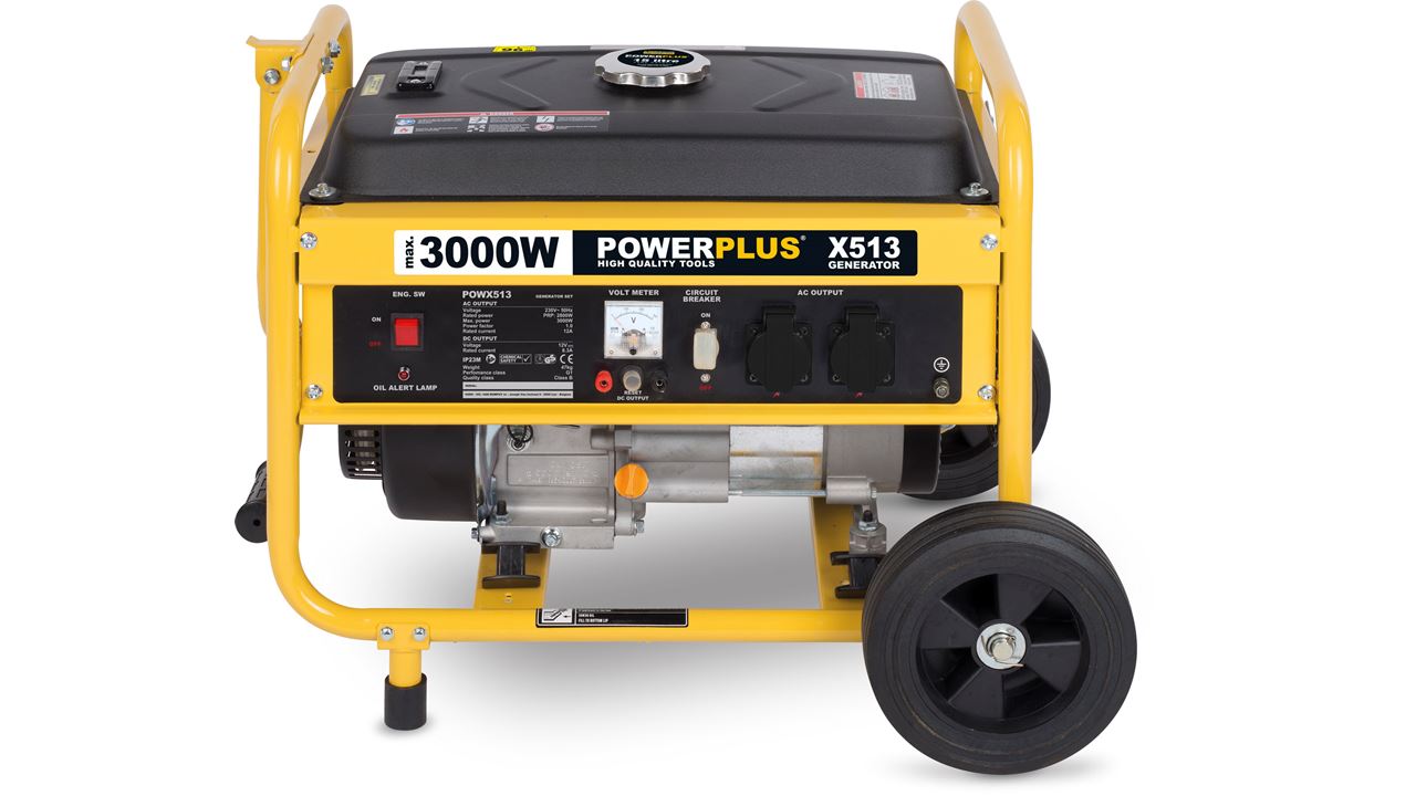 Powerplus - POWX513 - Generator - 3000W - Varo